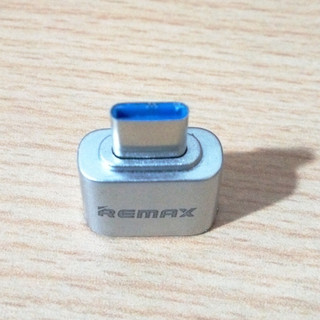 تبدیل و مبدل فلش OTG مدل تایپ سی TYPE-C مارک ریمکس REMAX رنگ نقره ای